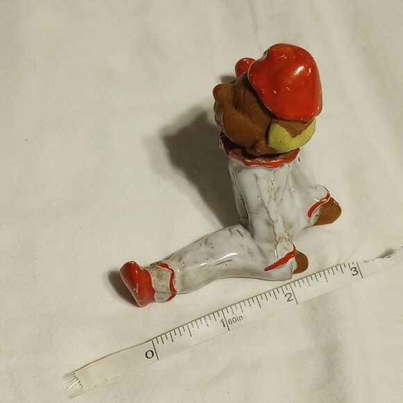 Vintage Set of Six Napcoware Clay Clown Figurines - Picture 16 of 16